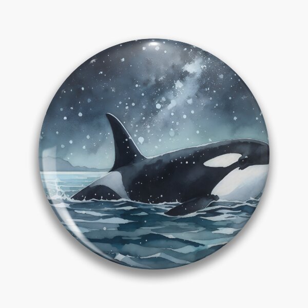Item preview, Orca in Moonlit Sea designed and sold by RubisLeaf.