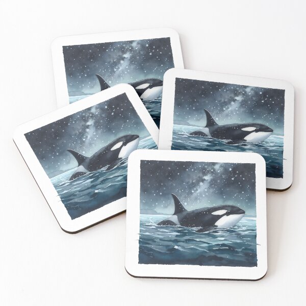 Item preview, Orca in Moonlit Sea designed and sold by RubisLeaf.