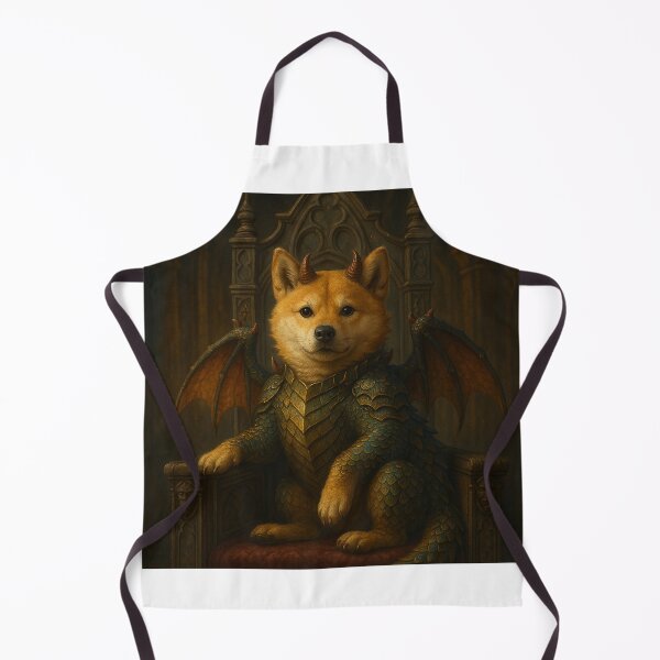 Item preview, Bronze Dragon-Dog – Majestic Throne Guardian designed and sold by AIUnfiltered.