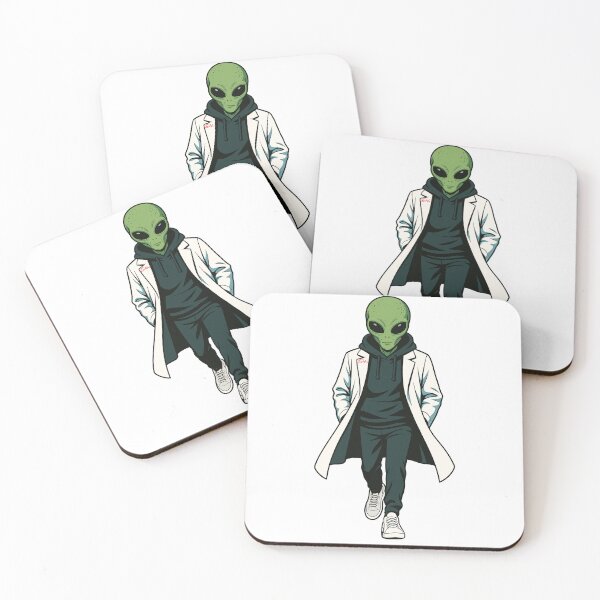 Item preview, Alien on a Mission | Streetwear Scientist Style by DBSartdesigns designed and sold by DBSartdesigns.