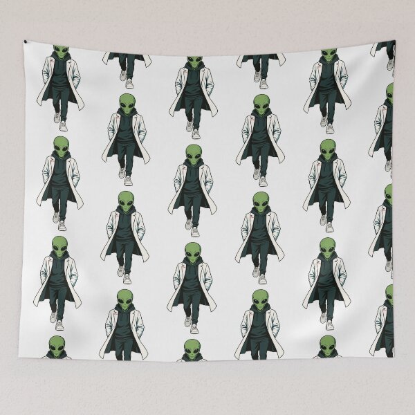 Item preview, Alien on a Mission | Streetwear Scientist Style by DBSartdesigns designed and sold by DBSartdesigns.