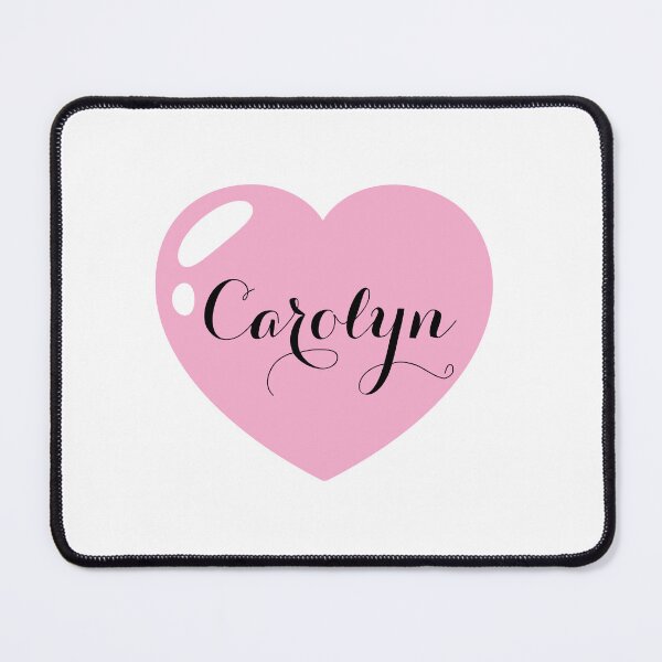 Item preview, Carolyn Name with Pink Heart designed and sold by Monika Howarth.