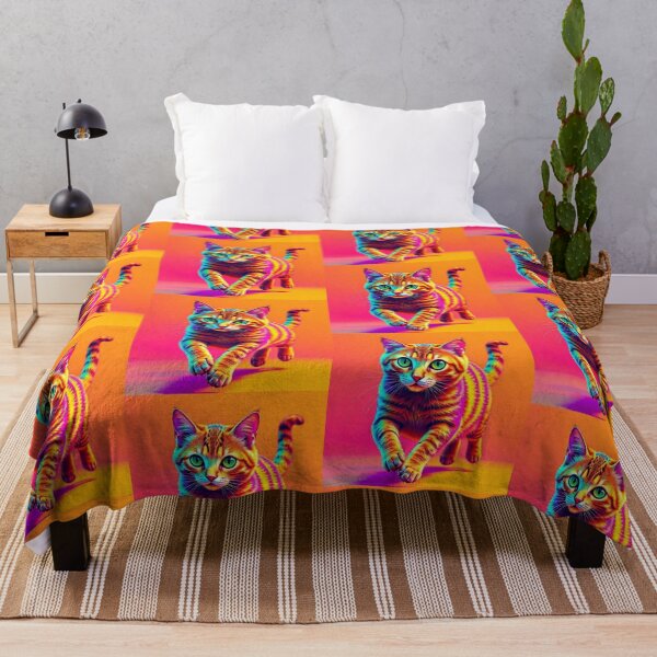 Item preview, Colorful cute cat designed and sold by Dogandesighn.