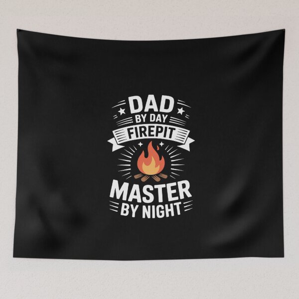 Item preview, Dad by Day, Firepit Master by Night designed and sold by DeadlockCrew.