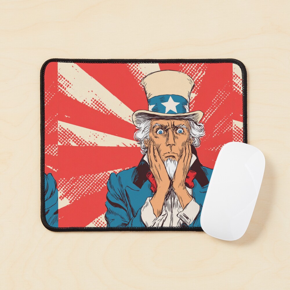 Shocked uncle Sam
