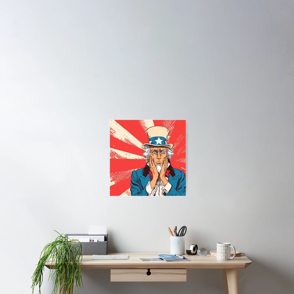 新品未開封 UNCLE SAM 赤 激レア Shocked uncle Sam