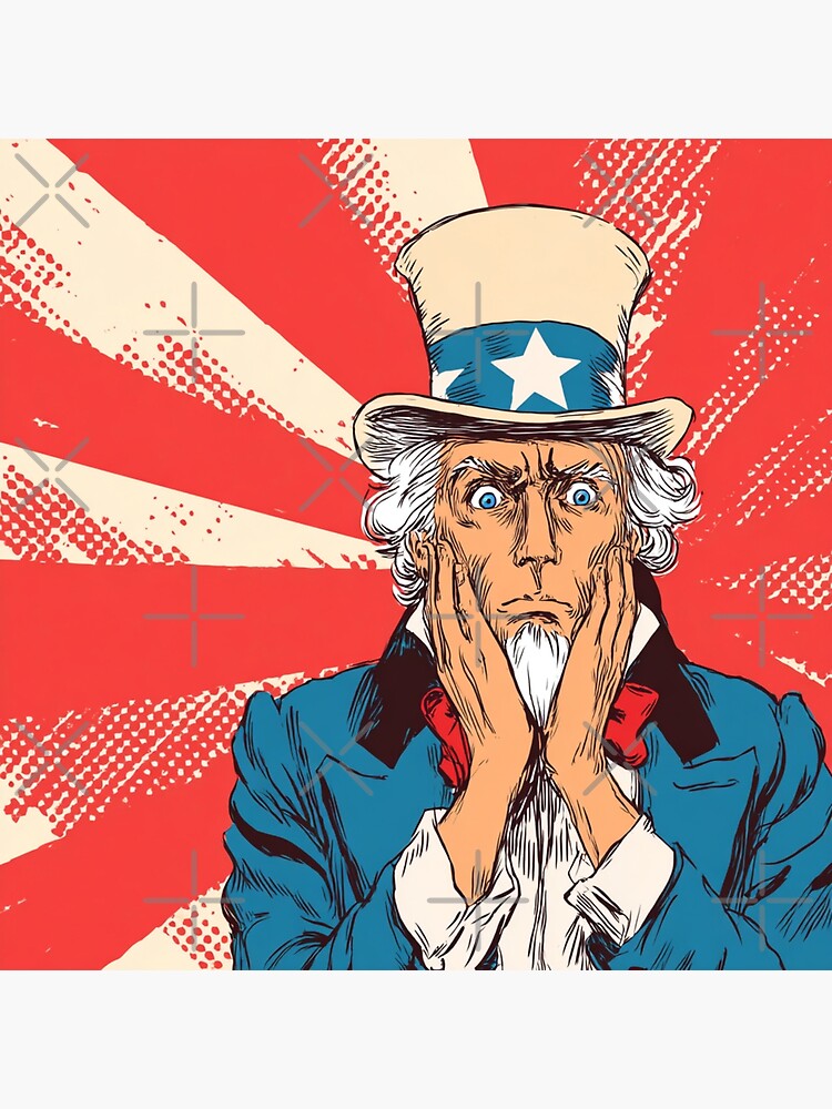 Shocked uncle Sam