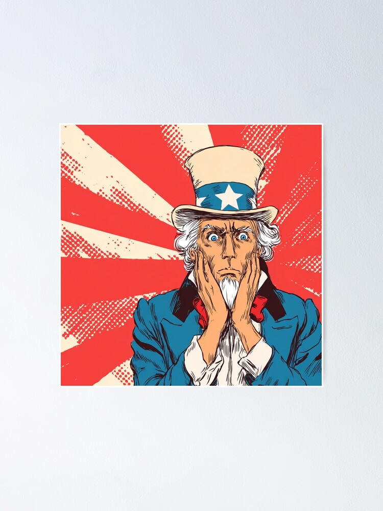 Shocked uncle Sam