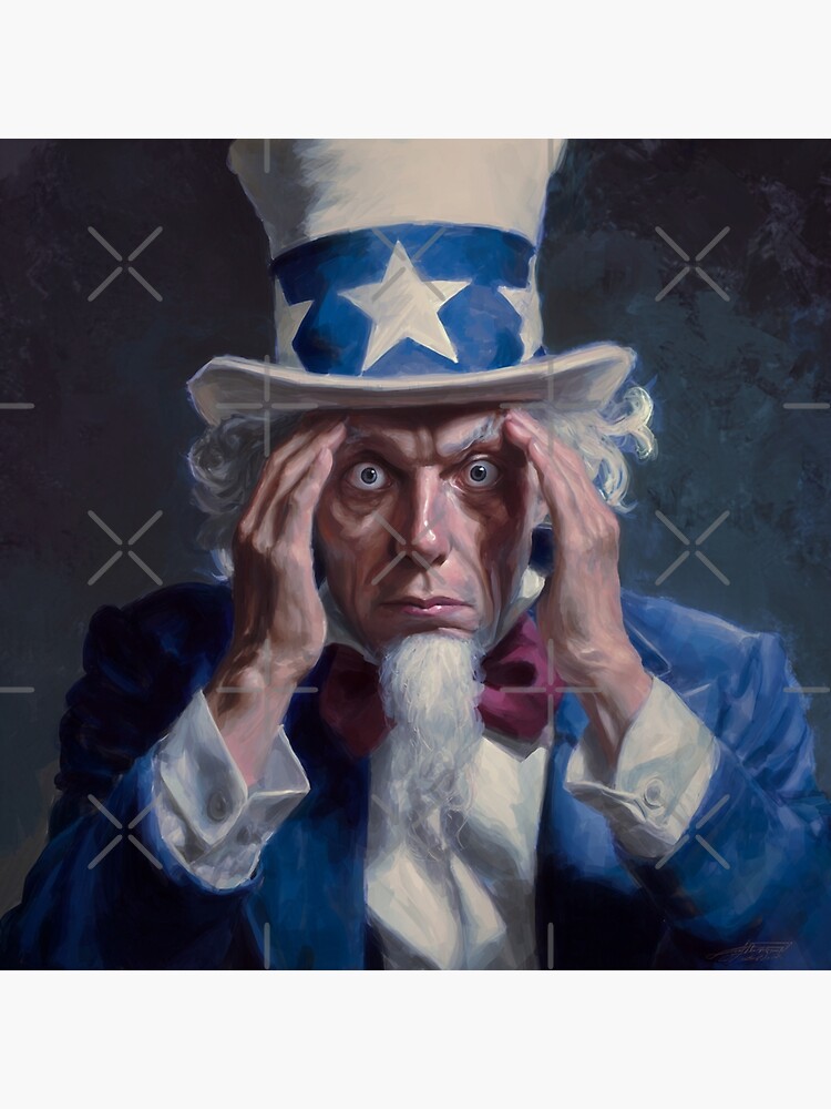 Shocked uncle Sam