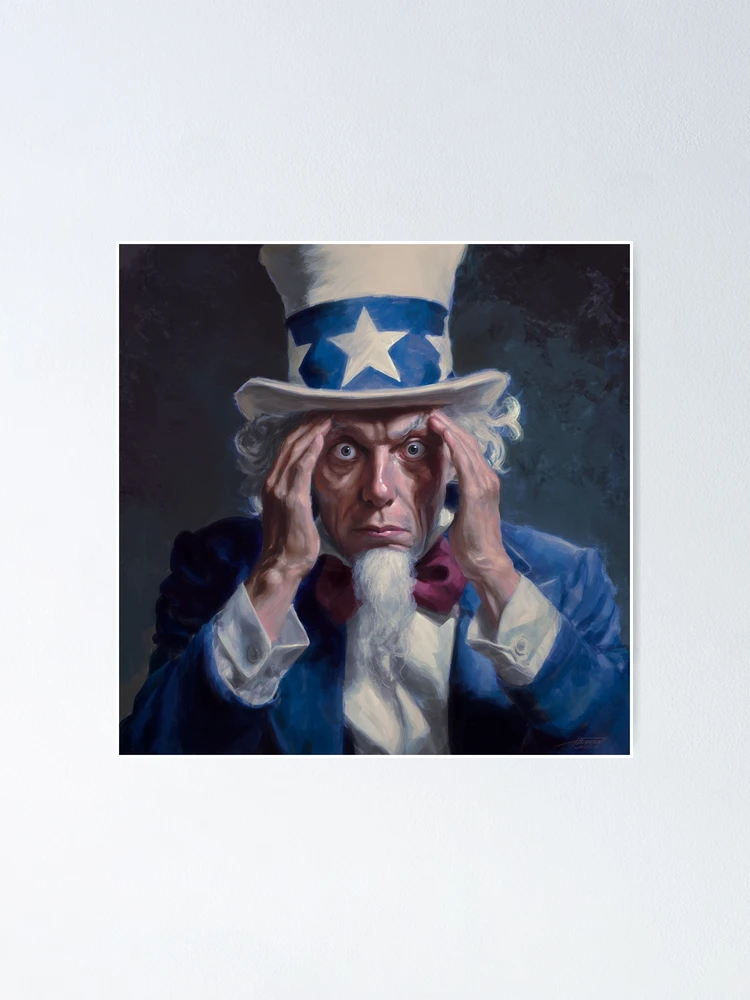 Shocked uncle Sam