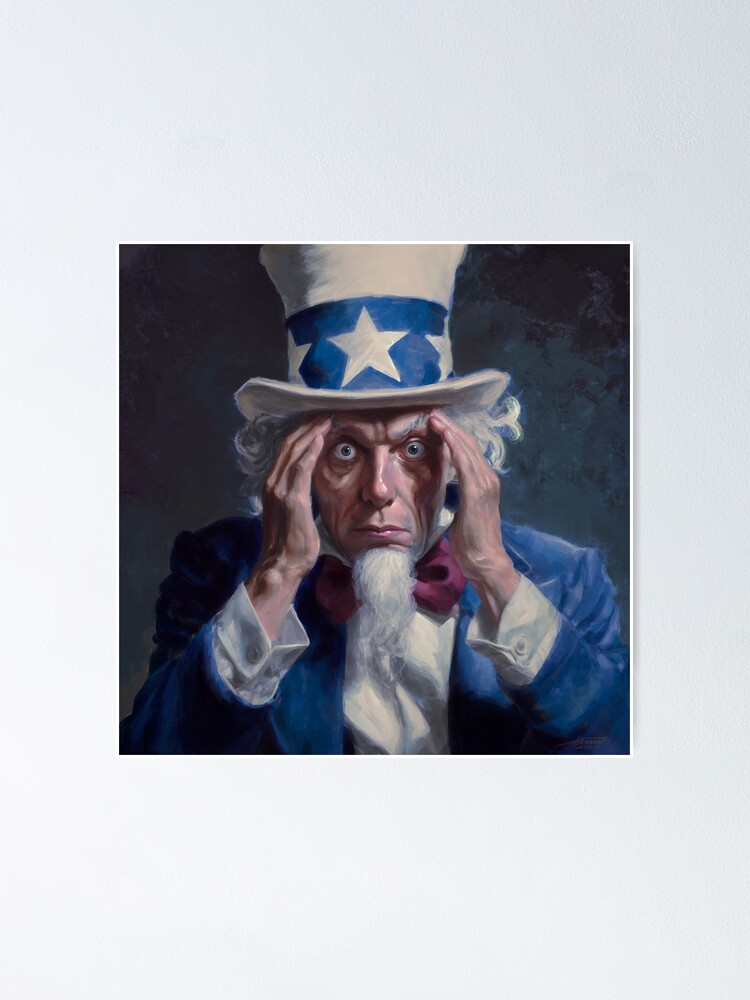 Shocked uncle Sam