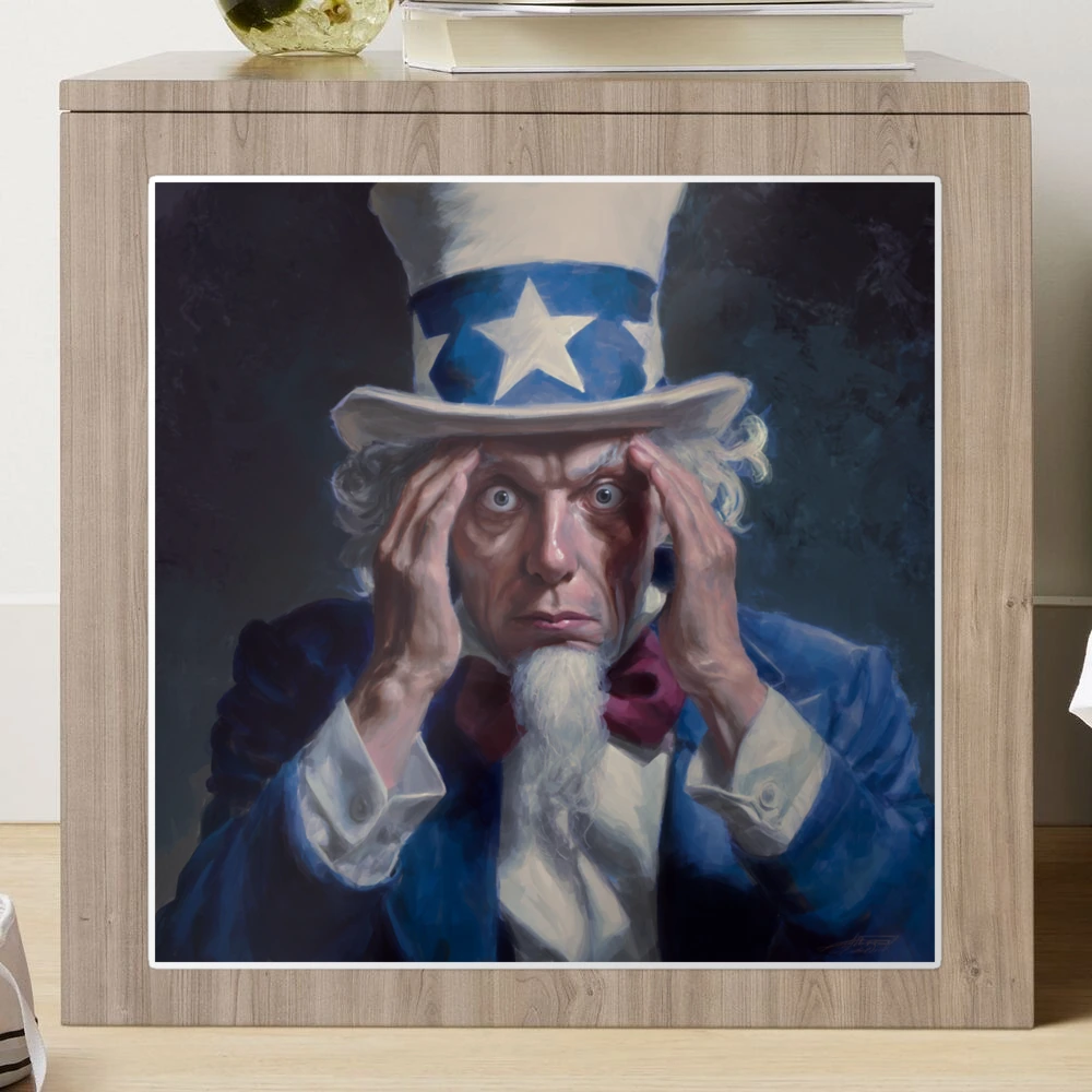 Shocked uncle Sam