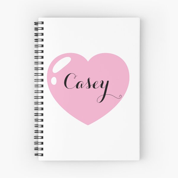 Item preview, Casey Name with Pink Heart  designed and sold by Artbymonika.