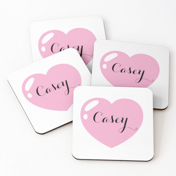 Item preview, Casey Name with Pink Heart  designed and sold by Monika Howarth.