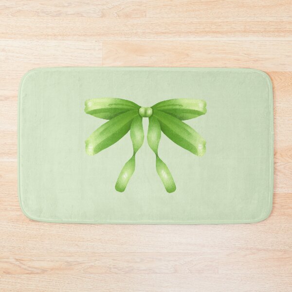 Item preview, Double Wing Sweet Green Ribbon Illustration designed and sold by pamaripai.