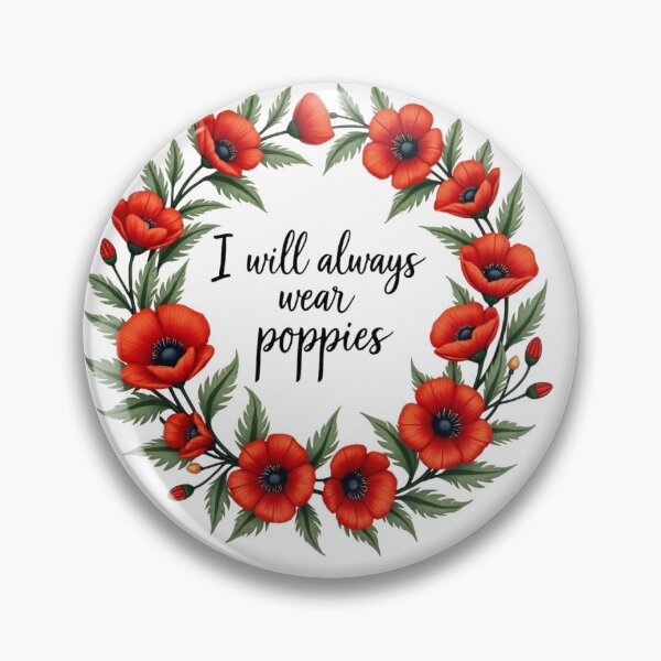 Item preview, Red remembrance poppy wreath designed and sold by Valiante.