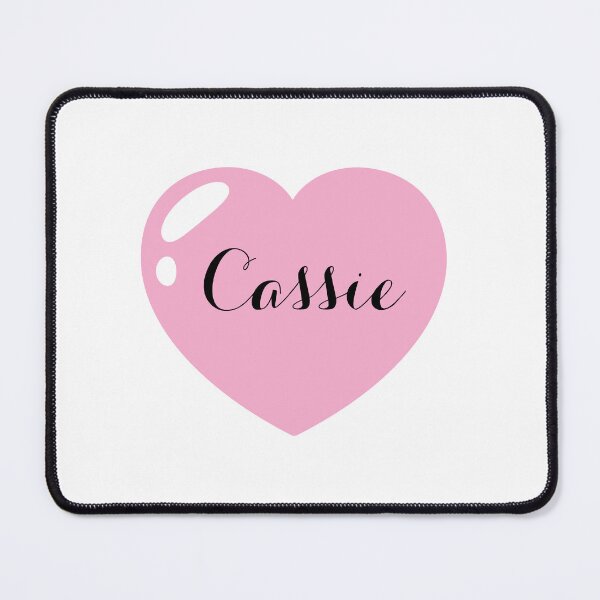 Item preview, Cassie Name with Pink Heart designed and sold by Monika Howarth.