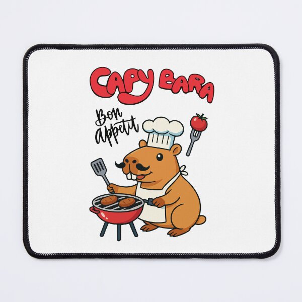 Item preview, funny capybara designed and sold by Krasnovaovaova.