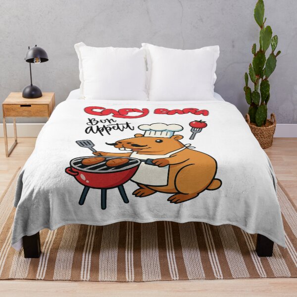 Item preview, funny capybara designed and sold by Krasnovaovaova.