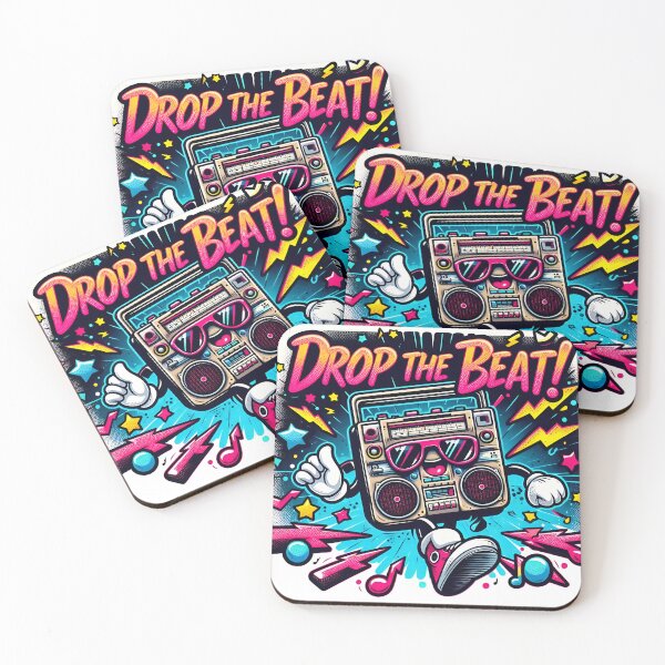 Item preview, Drop the Beat - Retro Boombox Cartoon Vibes designed and sold by Priyanshu-kaii.