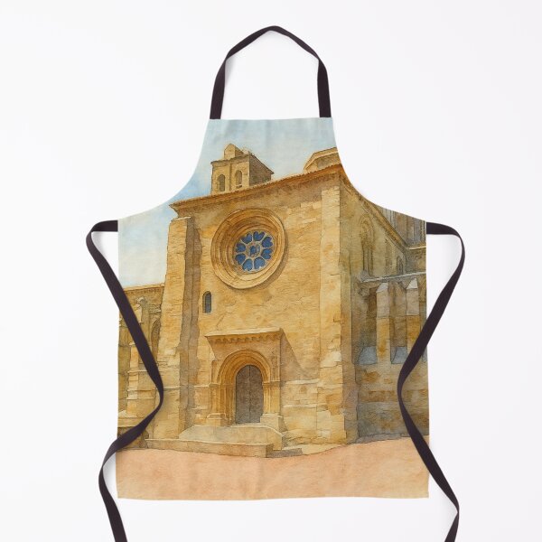 Item preview, Old Cathedral of Lleida - Golden Watercolor designed and sold by Miradas del Mundo.