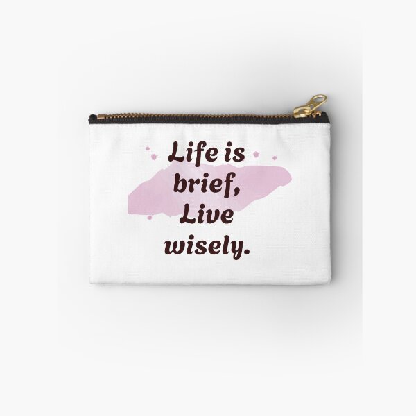 Item preview, Life is brief, live wisely | Stoicism Philosophy, Stoic Mindset for Mindfulness designed and sold by LexaArtworks.