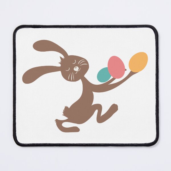 Item preview, Leaping Easter Bunny with Eggs – Cute Cartoon Spring Design designed and sold by TeesHearts100.