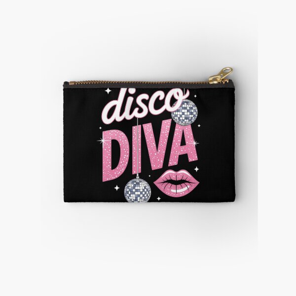 Item preview, Disco Diva Ladies Disco Gold Ball Silver Red Lips designed and sold by savrmiller.