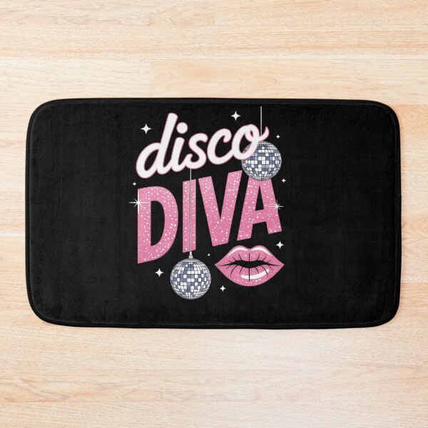 Item preview, Disco Diva Ladies Disco Gold Ball Silver Red Lips designed and sold by savrmiller.