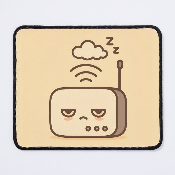Item preview, Sleepy WiFi - Minimalist Kawaii Internet Router designed and sold by Priyanshu-kaii.