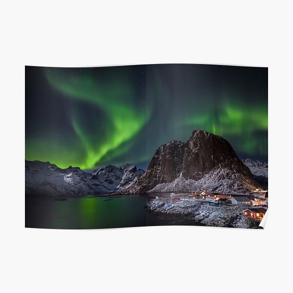 Hamnoy Lights Poster