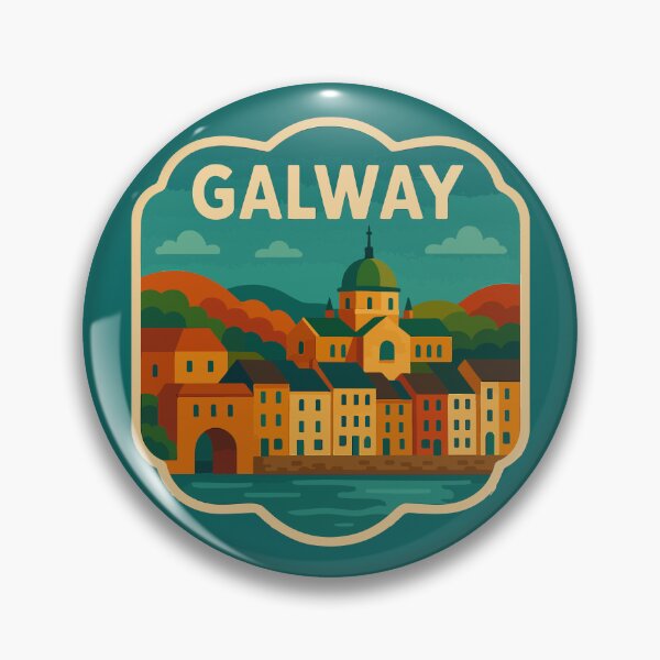 Artikelvorschau, Galway Reise-Souvenir-Aufkleber entworfen und verkauft von rogue-design.