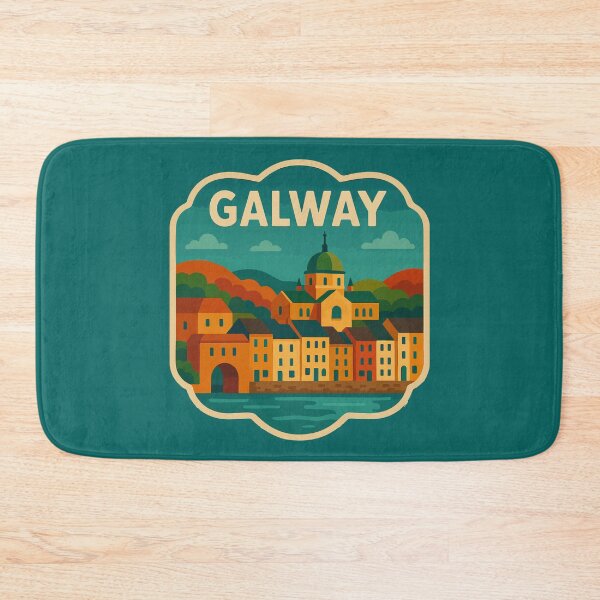 Item preview, Galway Travel Souvenir Sticker designed and sold by rogue-design.