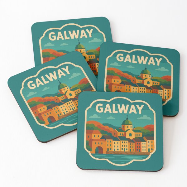 Item preview, Galway Travel Souvenir Sticker designed and sold by rogue-design.