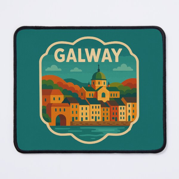 Item preview, Galway Travel Souvenir Sticker designed and sold by rogue-design.
