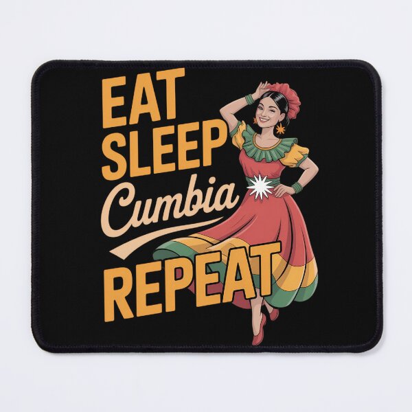 Item preview, Eat Sleep Cumbia Repeat Merengue Bachata Vallenato designed and sold by savrmiller.