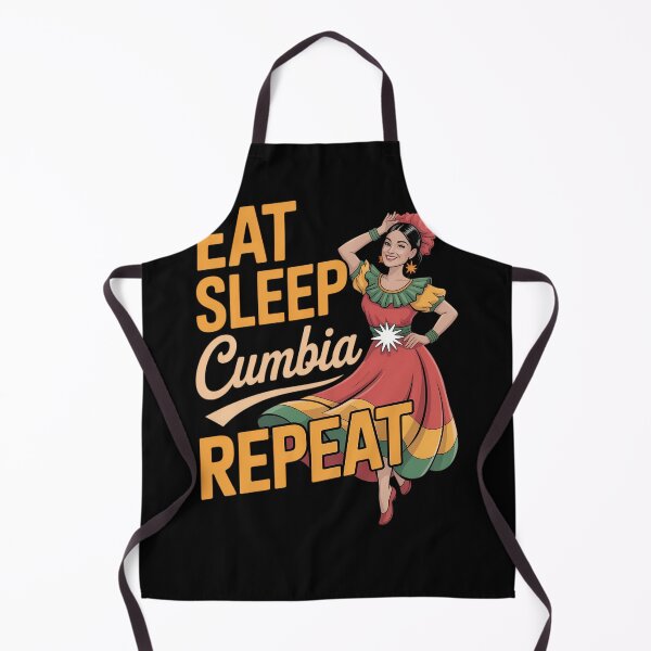 Item preview, Eat Sleep Cumbia Repeat Merengue Bachata Vallenato designed and sold by savrmiller.