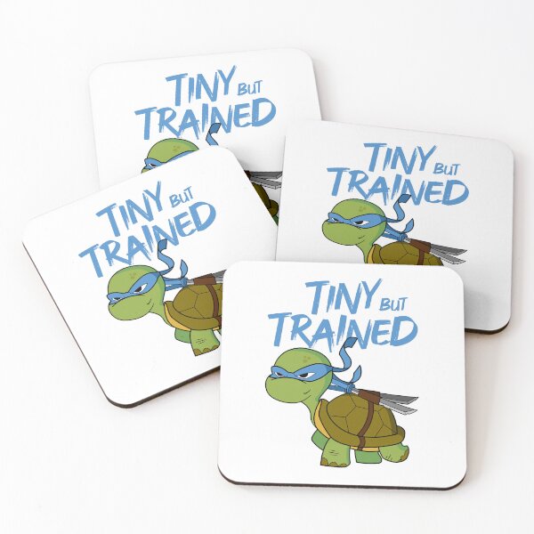 Item preview, Tiny Turtle Warrior – Blue Mask Warrior designed and sold by NiceHatHarry.