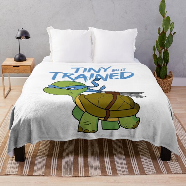 Item preview, Tiny Turtle Warrior – Blue Mask Warrior designed and sold by NiceHatHarry.