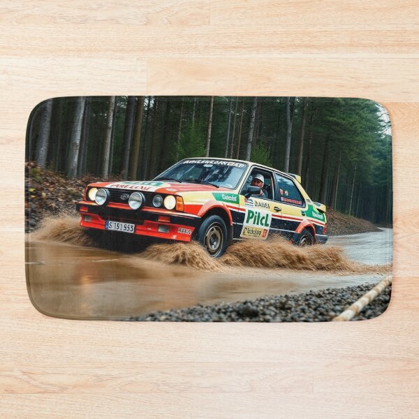 Item preview, Mudstorm Charge: 1990s Rally Beast Dominates the Forest designed and sold by CarRends.