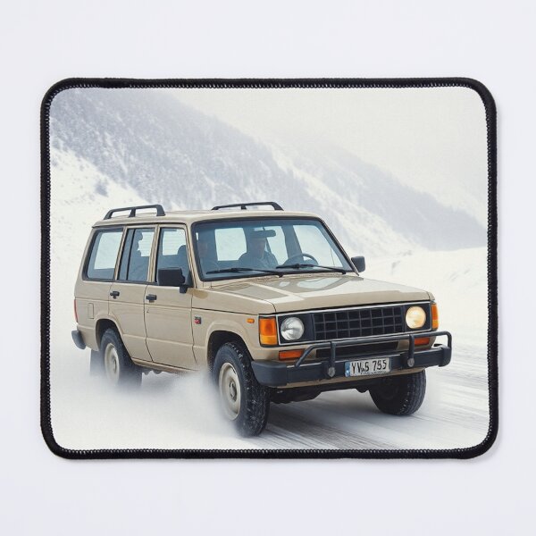 Item preview, Snowbound Adventure: 90s 4x4 SUV Blasts Through Alpine Storm designed and sold by CarRends.