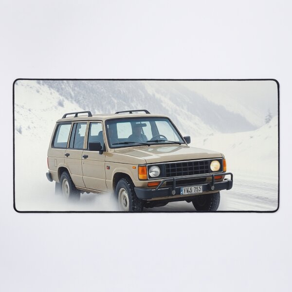 Item preview, Snowbound Adventure: 90s 4x4 SUV Blasts Through Alpine Storm designed and sold by CarRends.