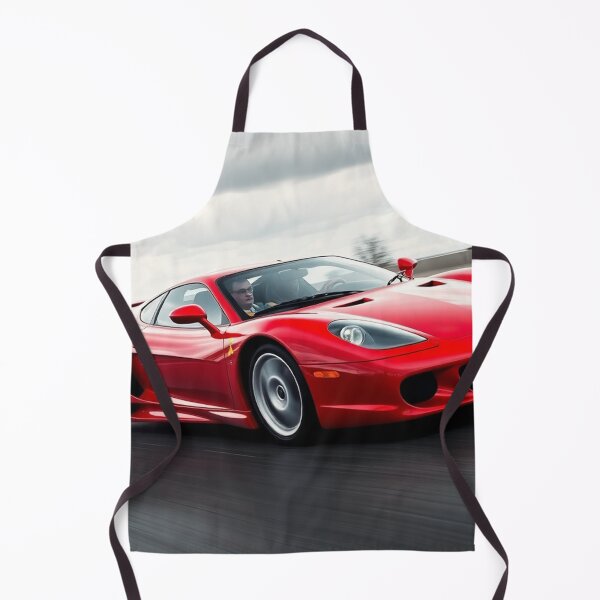 Item preview, Scarlet Streak: 2000s Supercar Defies Rain at Full Throttle designed and sold by CarRends.