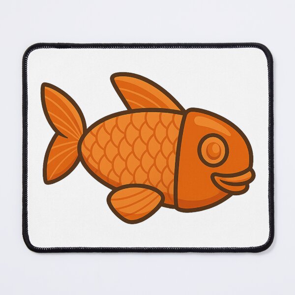 Item preview, Smiley Orange Fish – Cute Cartoon Sea Creature designed and sold by CanSparkleArt.