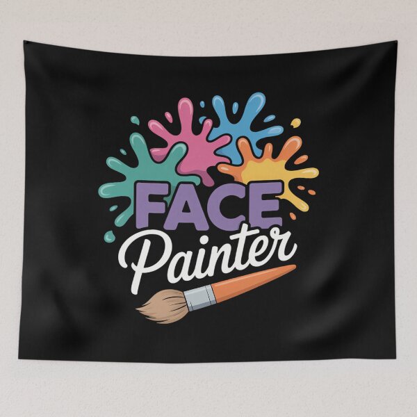 Item preview, Face Painter Funny Makeup Artist Cute Girl Face Painting designed and sold by savrmiller.