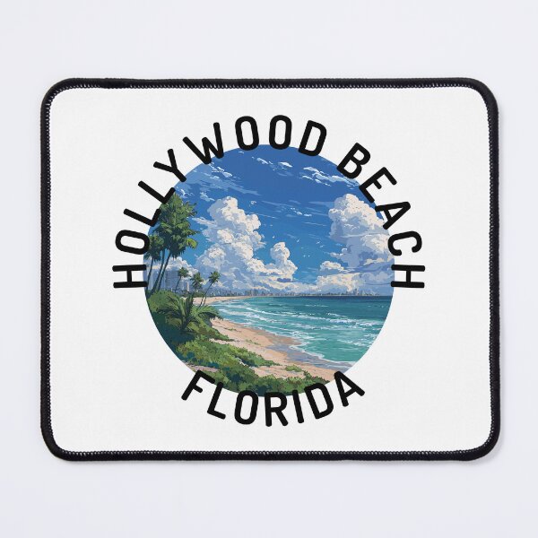 Item preview, Hollywood Beach – Florida (with Black Text) designed and sold by VelvetRoom.