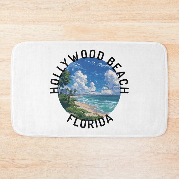 Item preview, Hollywood Beach – Florida (with Black Text) designed and sold by VelvetRoom.