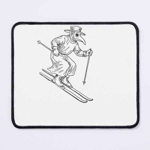 Item preview, Plague Doctor Goes Skiing designed and sold by Purrgatory Pop.