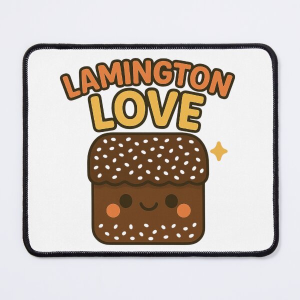 Item preview, Lamington Love - Cute Kawaii Australian Dessert Design designed and sold by POPDOTSHOP.