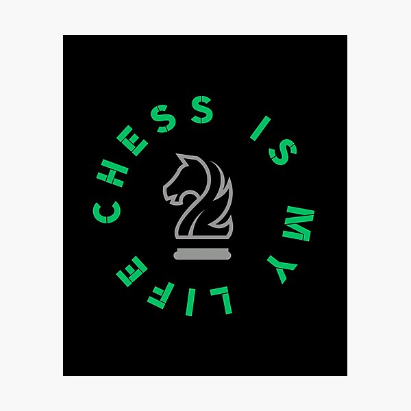 Item preview, Chess is My Life – Green Series designed and sold by OskArt design.